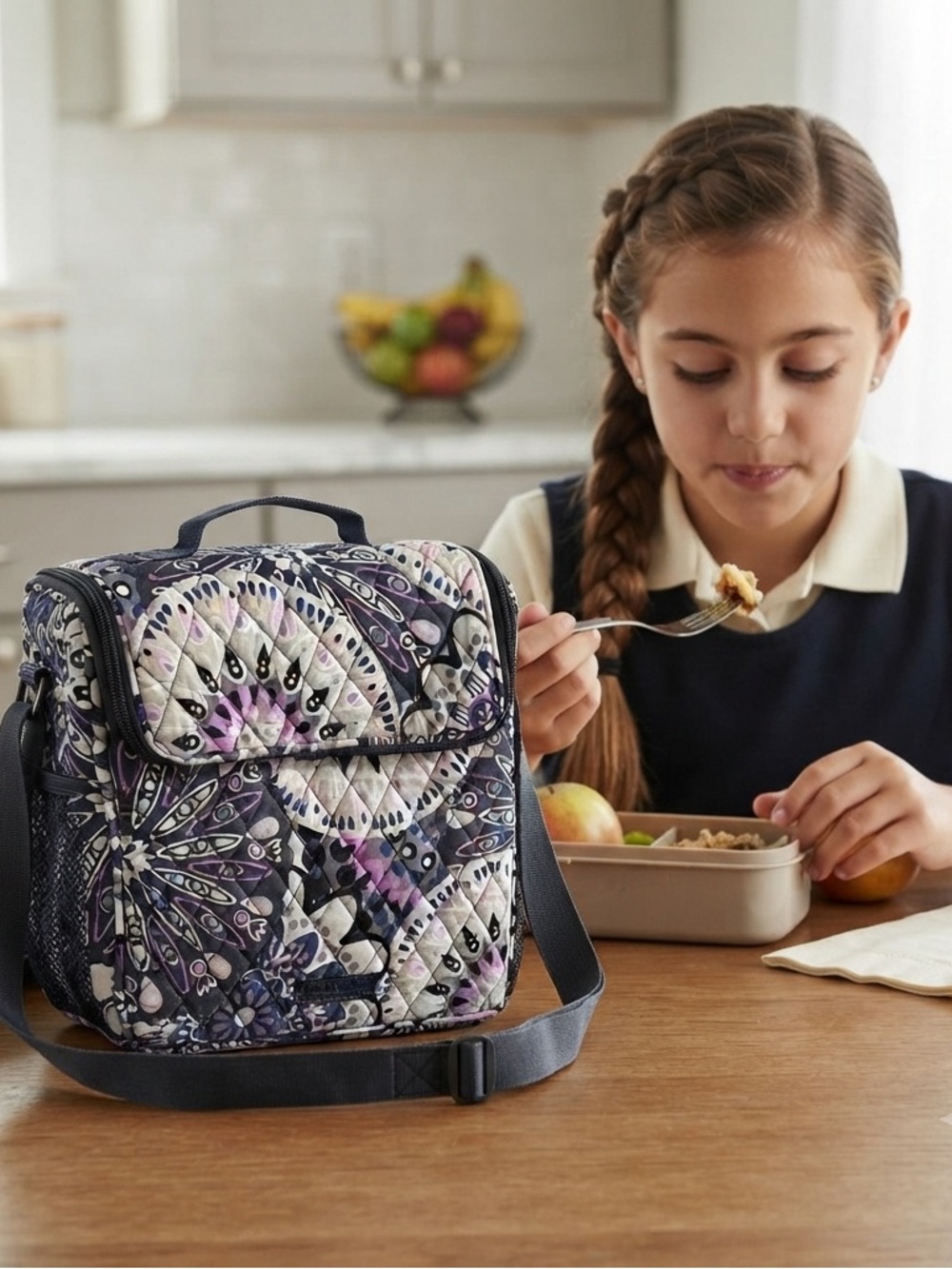 Vera Bradley crossbody Lunch Bag Mimosa Medallion RETIRED